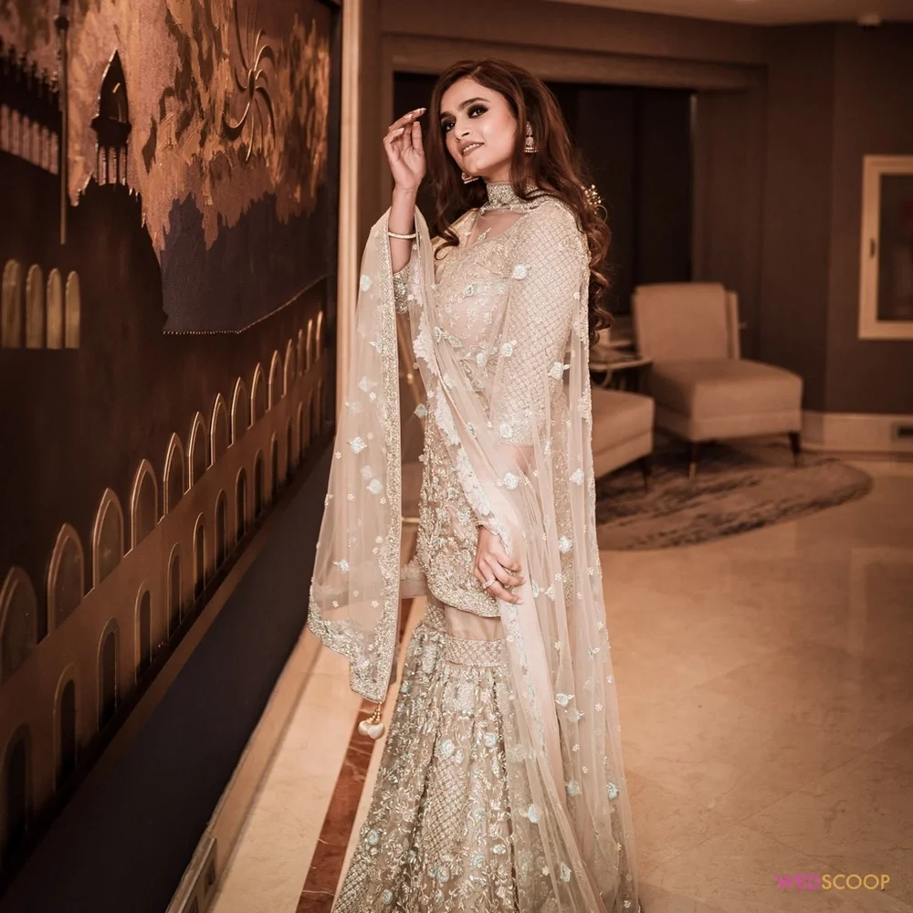 Elle Saab inspired sharara set very heavy work #indianwear #ellesaabinspired - Picture 3 of 8